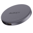 Беспроводное зарядное устройство Aukey LC-MC10 MagFusion Aura USB Type-C серый фото 2