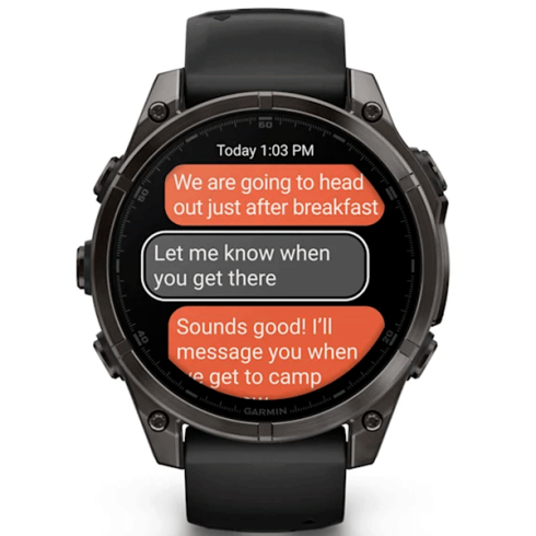 Смарт-часы Garmin Fenix 8 47 мм AMOLED сапфир/черный, силикон фото 8