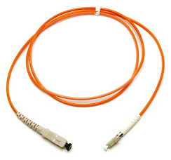 Оптический патч-корд SC/LC UPC OM2 25 метров оранжевый