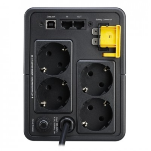 Источник бесперебойного питания APC Back-UPS 950VA, 230V, AVR, Schuko Sockets фото 4