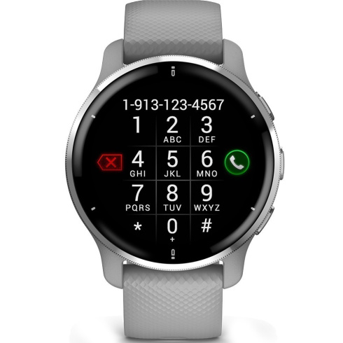 Смарт-часы Garmin Venu 2 Plus 43 мм AMOLED серый/силикон фото 7
