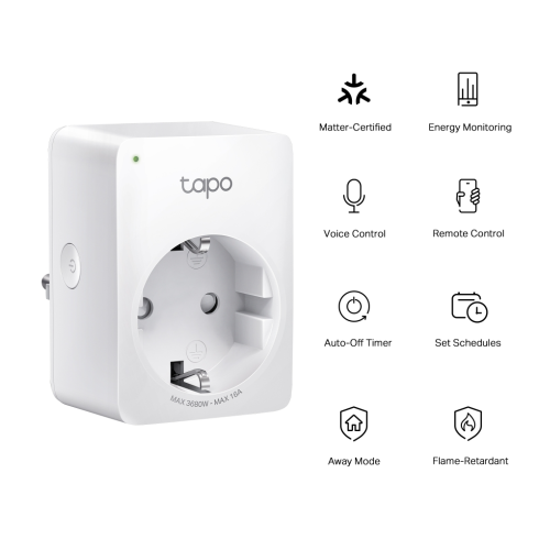 Умная мини Wi-Fi розетка TP-Link Tapo P110M фото 2