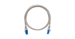 Патч-кабель Nikomax U/UTP Cat6 0,5 м серый 