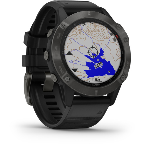 Смарт-часы Garmin Fenix 6 Sapphire серый фото 5