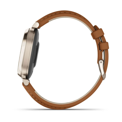 Смарт-часы Garmin Lily 2, стекло/алюминий, коричневый/кожа фото 6