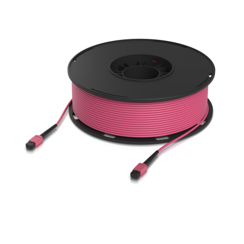 Оптический патч-корд Ubiquiti OM4 MPO-12 UPC Fiber Patch Cable 100 м фото 1