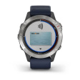 Смарт-часы Garmin Quatix 6 серый/синий фото 3