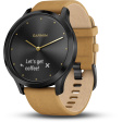 Смарт-часы Garmin Vivomove HR Premium без GPS черный/коричневый фото 3