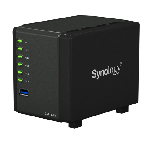 Сетевое хранилище Synology DiskStation DS419slim фото 2