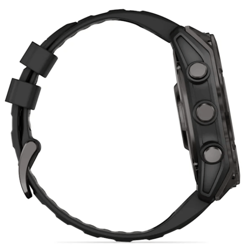 Смарт-часы Garmin Fenix 8 51 мм AMOLED сапфир/темно-серый, силикон фото 7