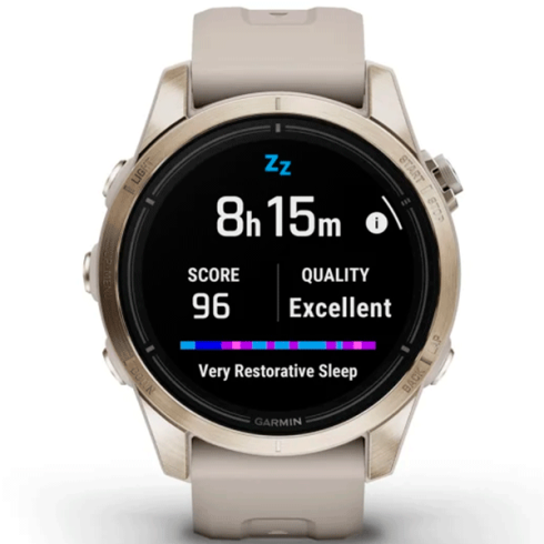 Смарт-часы Garmin Epix Gen 2 Pro 42 мм AMOLED сапфир/песочный, силикон фото 6
