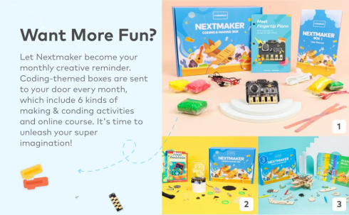 Набор Makeblock Nextmaker STEM Coding & Science (Box 1-12) | Monthly Subs фото 6