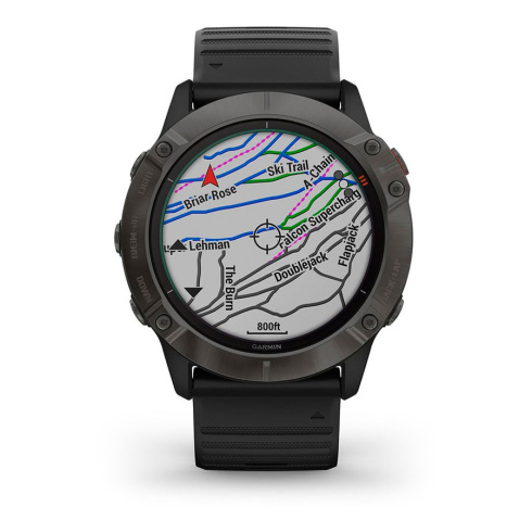 Смарт-часы Garmin Fenix 6X Pro Solar карбон фото 3