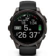 Смарт-часы Garmin Fenix 8 47 мм AMOLED сапфир/черный, силикон фото 2