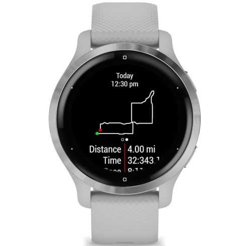 Смарт-часы Garmin Venu 2S 40 мм AMOLED  серебристые/силикон фото 7