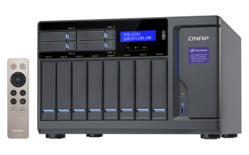 Сетевое хранилище QNAP TVS-1282-I3-8G фото 2