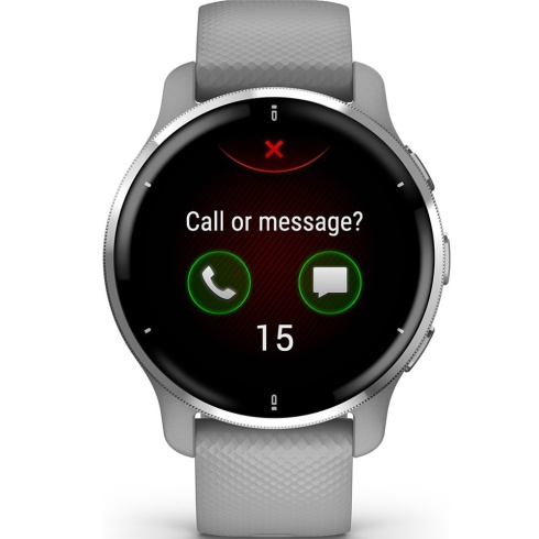 Смарт-часы Garmin Venu 2 Plus 43 мм AMOLED серый/силикон фото 6