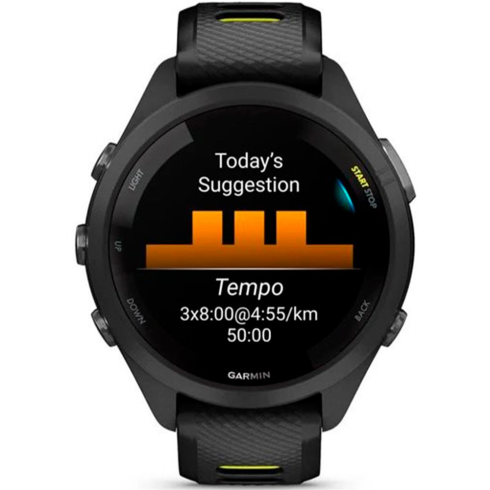 Смарт-часы Garmin Forerunner 265S черные/силикон фото 4