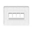 Панель Ubiquiti Universal Paintable Keystone Wall Plate, 4-Pack (4-Port) фото 6