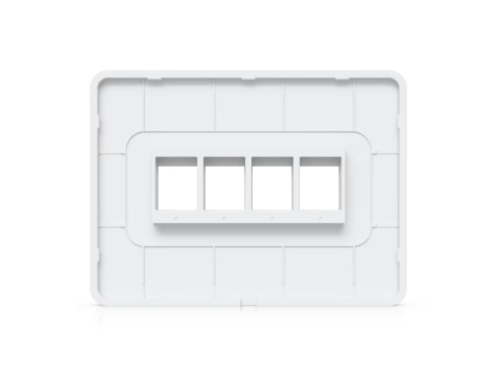 Панель Ubiquiti Universal Paintable Keystone Wall Plate, 4-Pack (4-Port) фото 6
