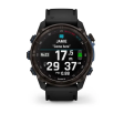 Смарт-часы Garmin Descent Mk3i 51 мм AMOLED сапфир/карбоново-серый DLC титан, черный силикон фото 3