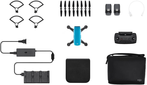 Дрон DJI Spark Fly More Combo голубой фото 6