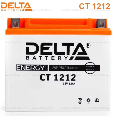 Аккумуляторная батарея Delta CT 1212 фото 1