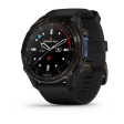 Смарт-часы Garmin Descent Mk3i 51 мм AMOLED сапфир/карбоново-серый DLC титан, черный силикон фото 1