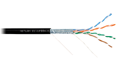 Кабель сетевой F/UTP Cat6 NETLAN внешний, Cu, PE, 305 м