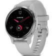 Смарт-часы Garmin Venu 2S 40 мм AMOLED  серебристые/силикон фото 1