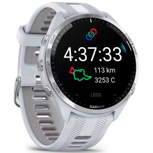 Смарт-часы Garmin Forerunner 965 белые/силикон фото 2