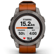 Смарт-часы Garmin Fenix 7 Pro 47 мм Solar сапфир/темный, кожа фото 4