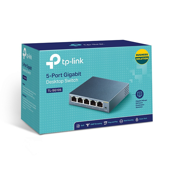 Коммутатор TP-Link TL-SG105 Коммутатор TP-Link TL-SG105