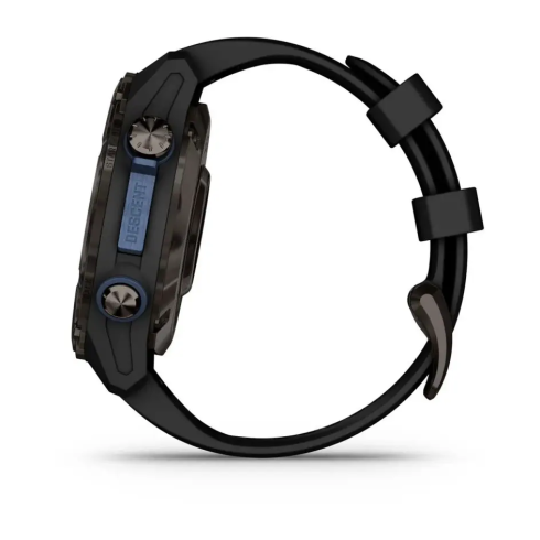 Смарт-часы Garmin Descent Mk3i 43 мм AMOLED сапфир/карбоново-серый DLC титан, черный силикон фото 4