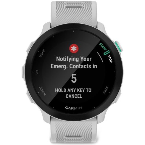 Смарт-часы Garmin Forerunner 55 белые/силикон фото 2