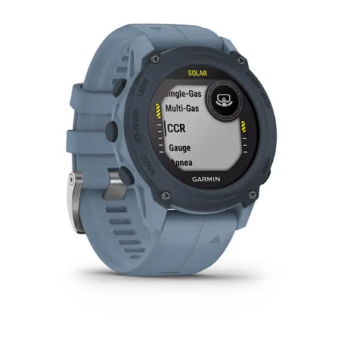 Смарт-часы Garmin Descent G1 45 мм Solar сапфир/Hurricane Blue, силикон фото 3