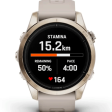 Смарт-часы Garmin Epix Gen 2 Pro 42 мм AMOLED сапфир/песочный, силикон фото 7