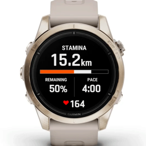 Смарт-часы Garmin Epix Gen 2 Pro 42 мм AMOLED сапфир/песочный, силикон фото 7