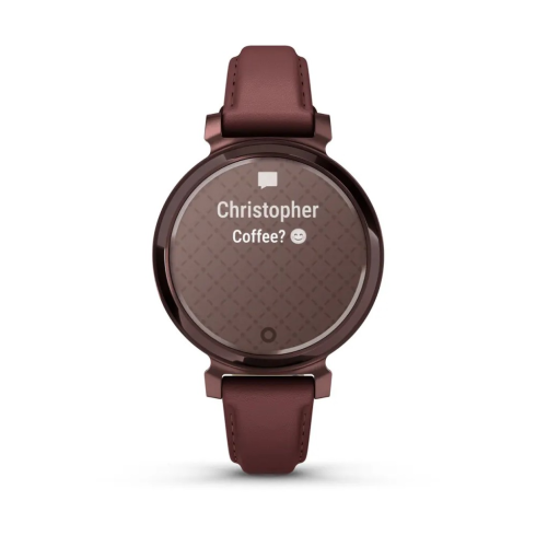 Смарт-часы Garmin Lily 2, стекло/алюминий, бронзовый/кожа фото 3
