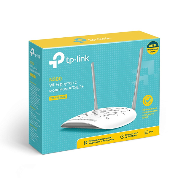 Wi-Fi модем TP-Link TD-W8961N(RU) Wi-Fi модем TP-Link TD-W8961N(RU)