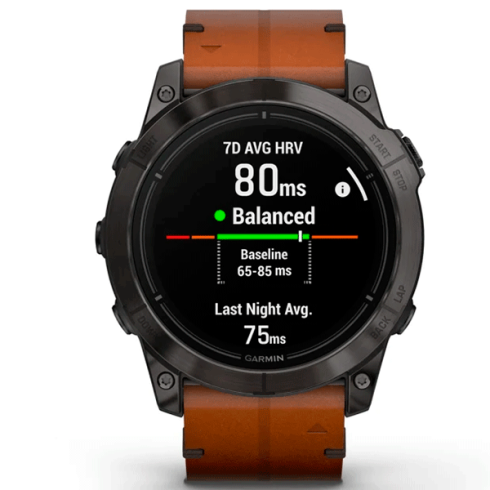 Смарт-часы Garmin Epix Gen 2 Pro 51 мм AMOLED сапфир/темный, кожа фото 4