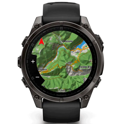 Смарт-часы Garmin Fenix 8 47 мм AMOLED сапфир/черный, силикон фото 5