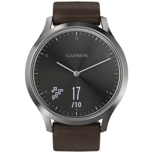 Смарт-часы Garmin Vivomove HR Premium L без GPS серебряный