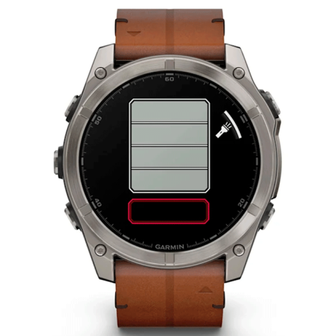 Смарт-часы Garmin Fenix 8 51 мм AMOLED сапфир/ каштановый, кожа фото 7