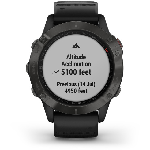 Смарт-часы Garmin Fenix 6 Sapphire серый фото 2