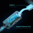 Сетевой адаптер USB TP-Link UE300 фото 4