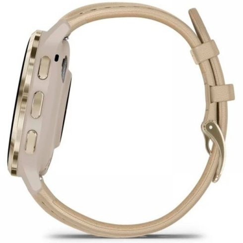 Смарт-часы Garmin Venu 3S 41 мм AMOLED песочный/кожа фото 6