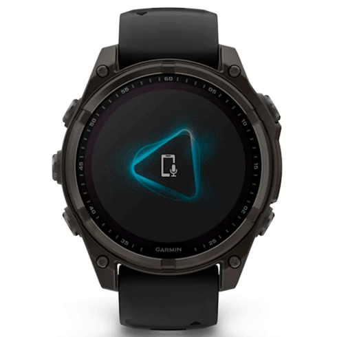 Смарт-часы Garmin Fenix 8 47 мм Solar сапфир/темно-серый, силикон фото 6