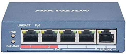 PoE-коммутатор Hikvision DS-3E0105P-E/M