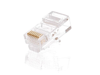 Коннектор RJ45/8P8C NETLAN под витую пару, Cat5e (Класс D), уп-ка 100шт